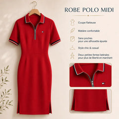 Robe polo midi
