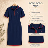 Robe polo midi