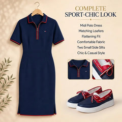 Robe polo midi